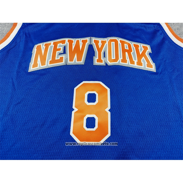 Camiseta New York Knicks Og Anunoby NO 8 Icon 2025-26 Azul